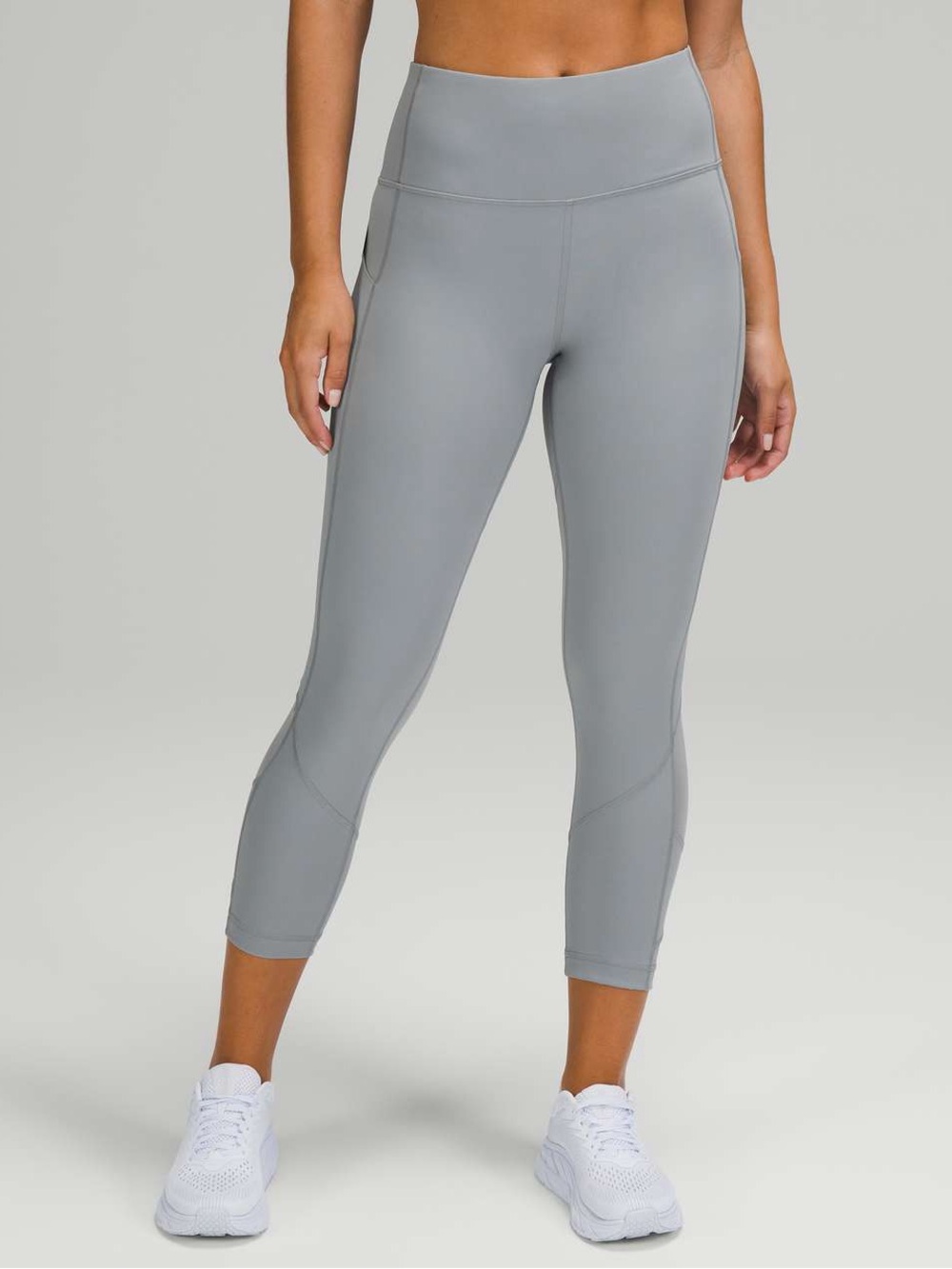 lululemon athletica Lululemon Pace Rival HR Crop 22” - Rhino Gray